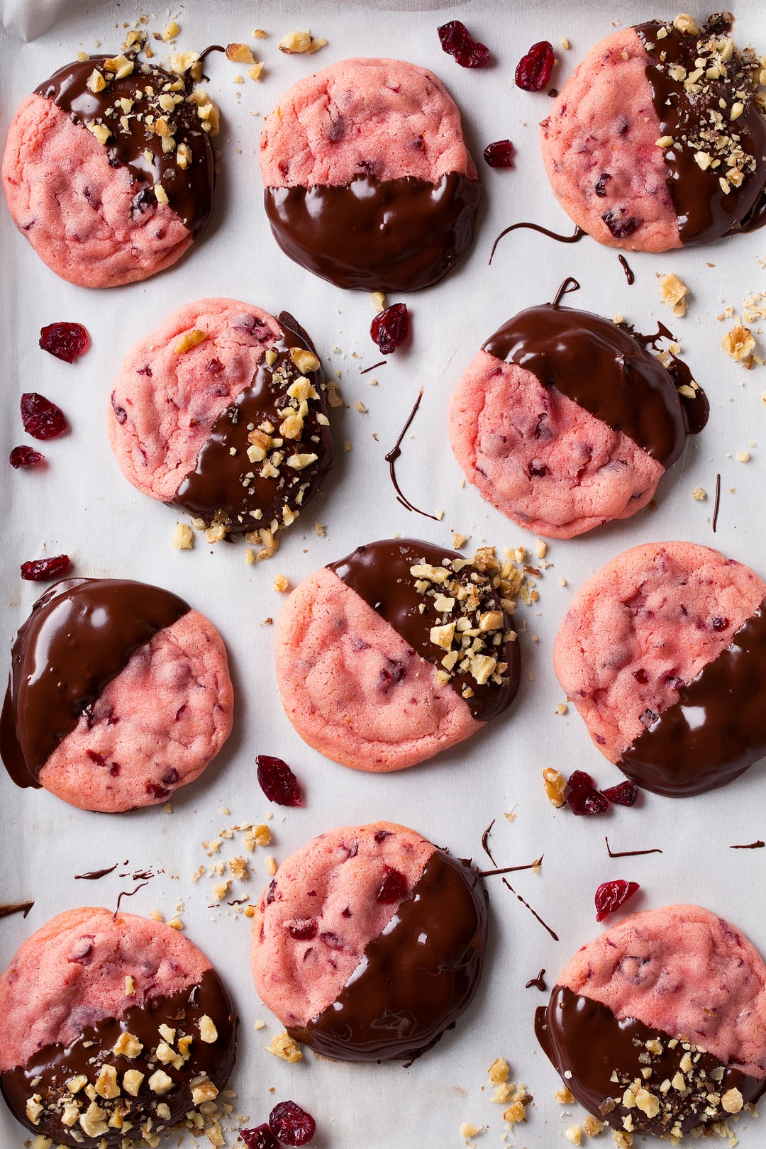 Master Bakery-Style Chocolate Dipped Cranberry Cookies Today